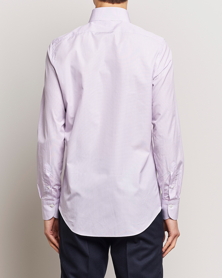 Mies | Kauluspaidat | Finamore Napoli | Milano Slim Giza 170 Button Down Shirt Pink