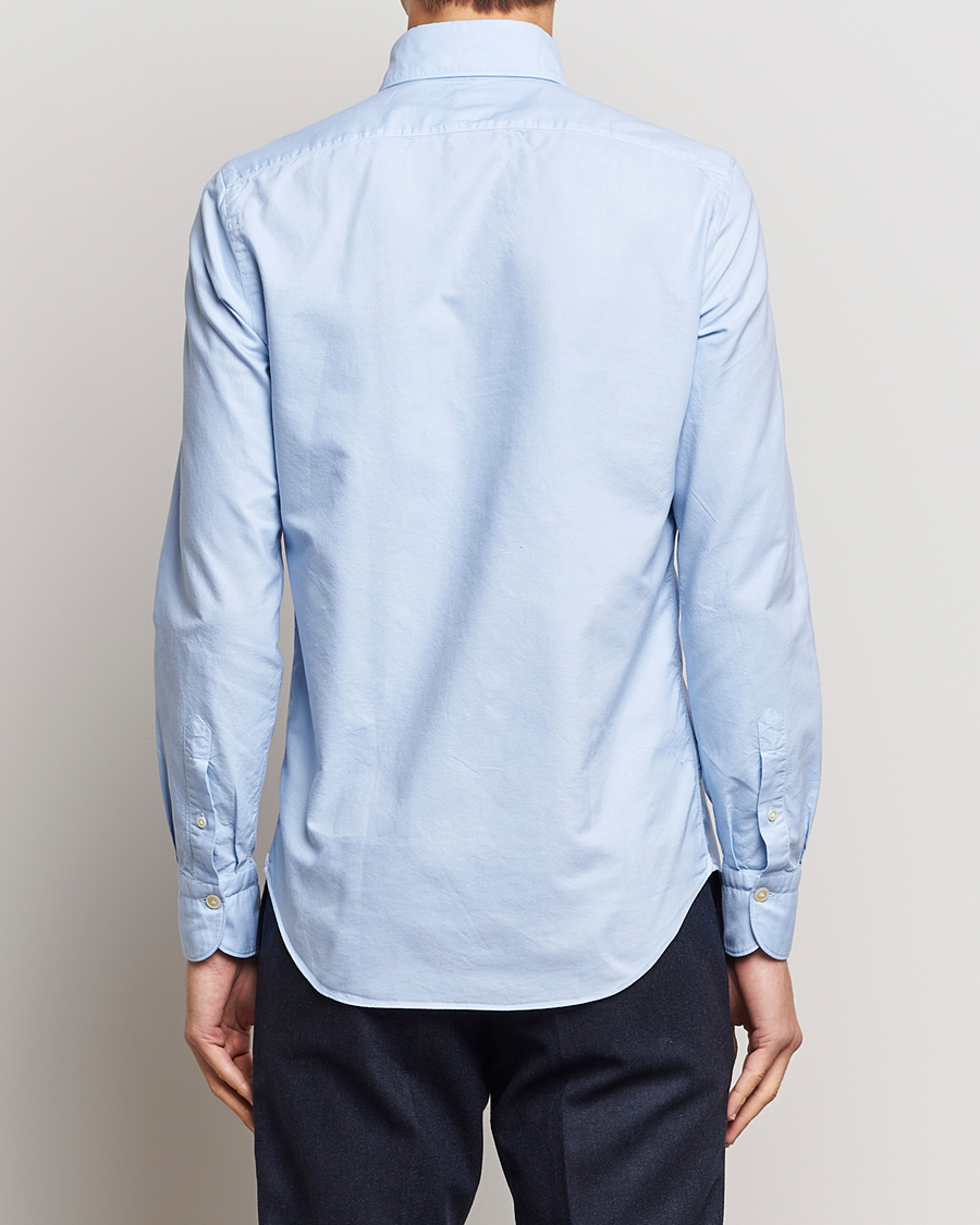 Mies | Kauluspaidat | Finamore Napoli | Tokyo Slim Oxford Button Down Shirt Light Blue