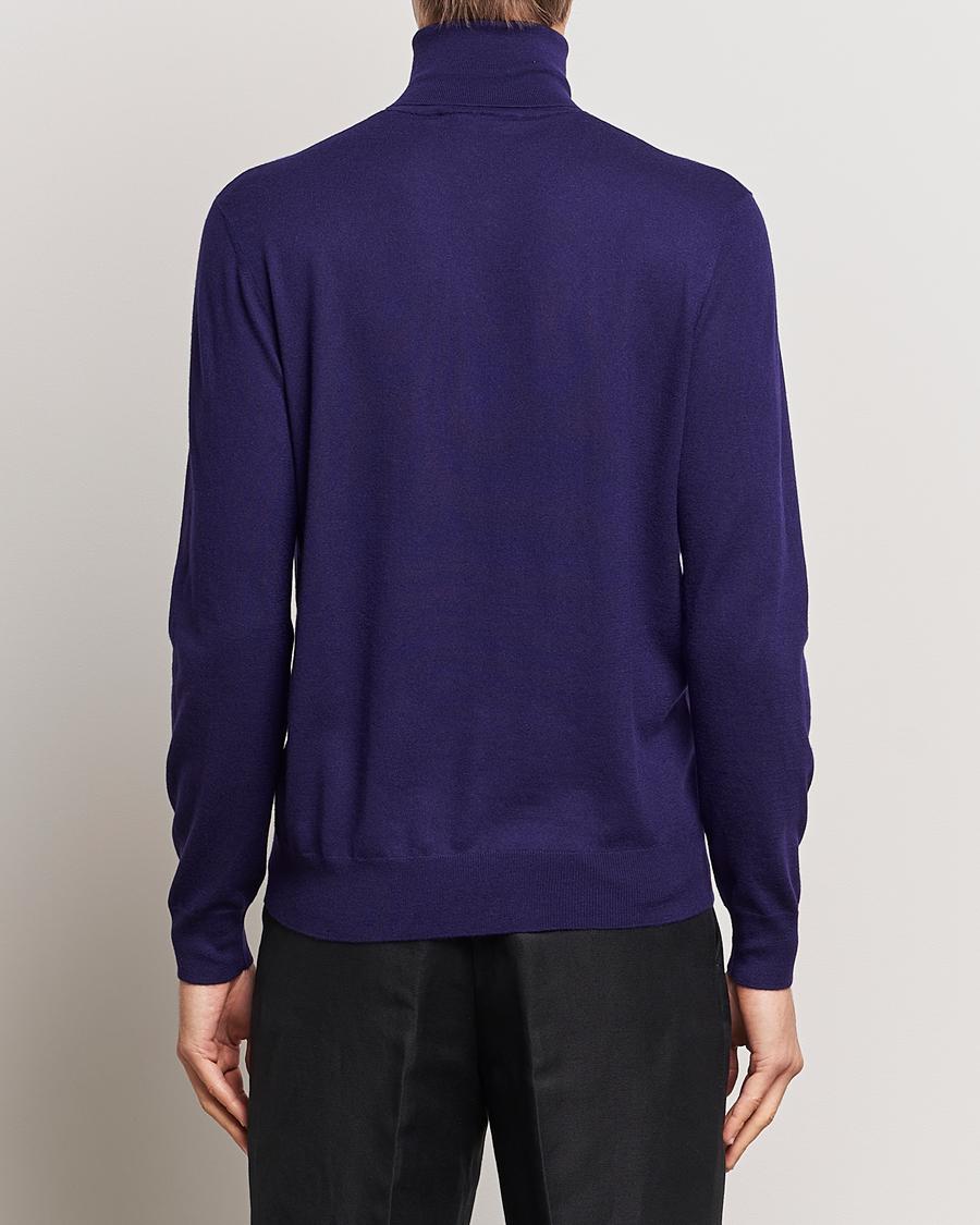 Mies | Puserot | Ralph Lauren Purple Label | Cashmere Jersey Rollneck Purple