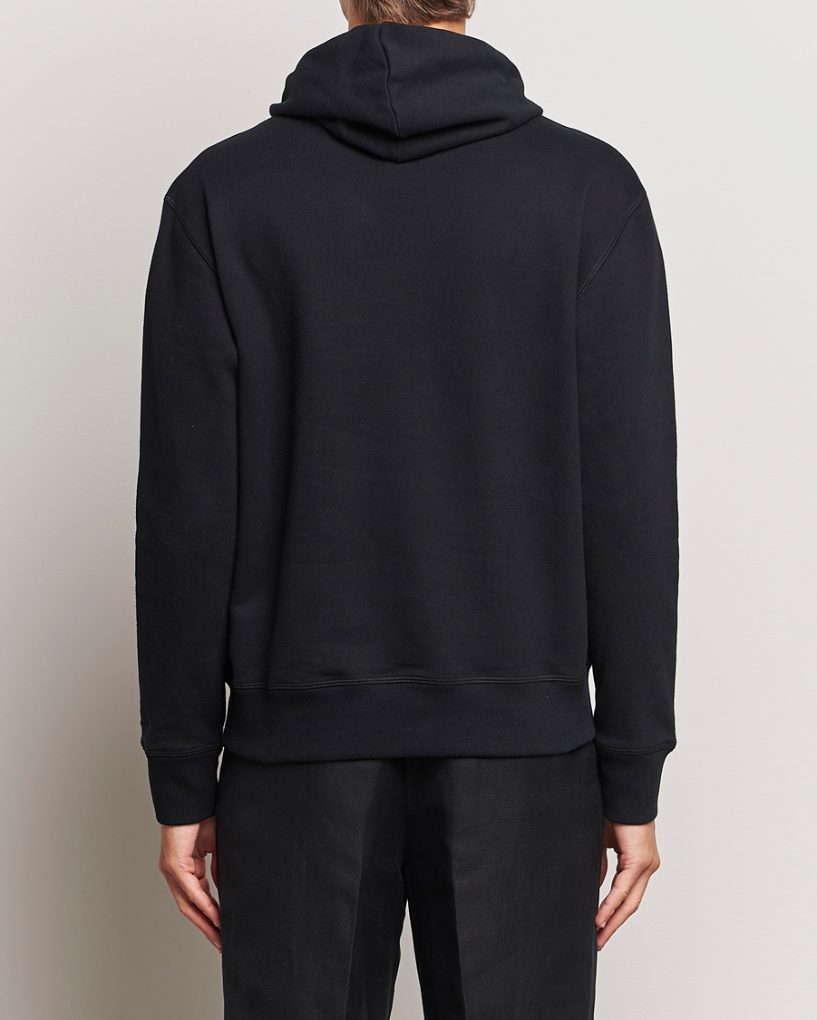 Mies | Puserot | Ralph Lauren Purple Label | Luxury Fleece Bear Hoodie Black