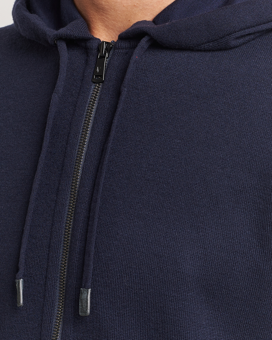 Mies | Puserot | Ralph Lauren Purple Label | Luxury Fleece Full Zip Sweater Navy