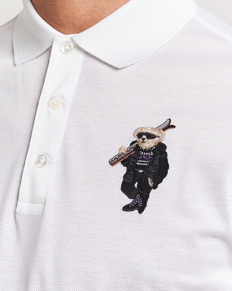 Mies | Pikeet | Ralph Lauren Purple Label | Ski Bear Polo White