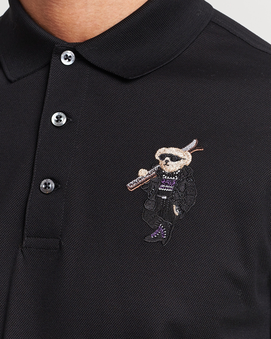 Mies | Pikeet | Ralph Lauren Purple Label | Ski Bear Polo Black