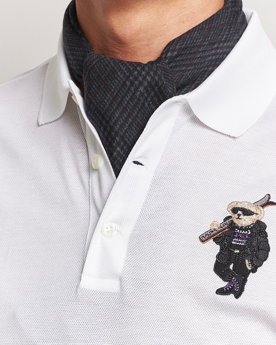 Mies | Ralph Lauren Purple Label Glencheck Wool Scarf Charcoal | Ralph Lauren Purple Label | Glencheck Wool Scarf Charcoal