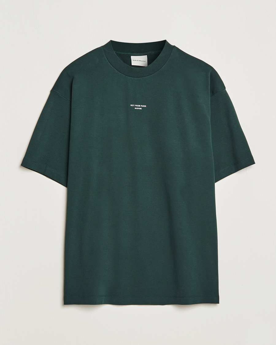 Mies | T-paidat | Drôle de Monsieur | Classic NFPM T-Shirt Dark Green