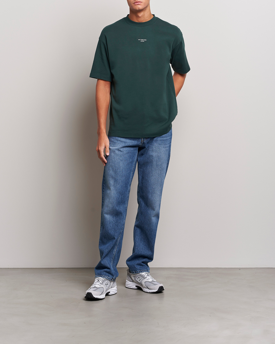 Mies | T-paidat | Drôle de Monsieur | Classic NFPM T-Shirt Dark Green
