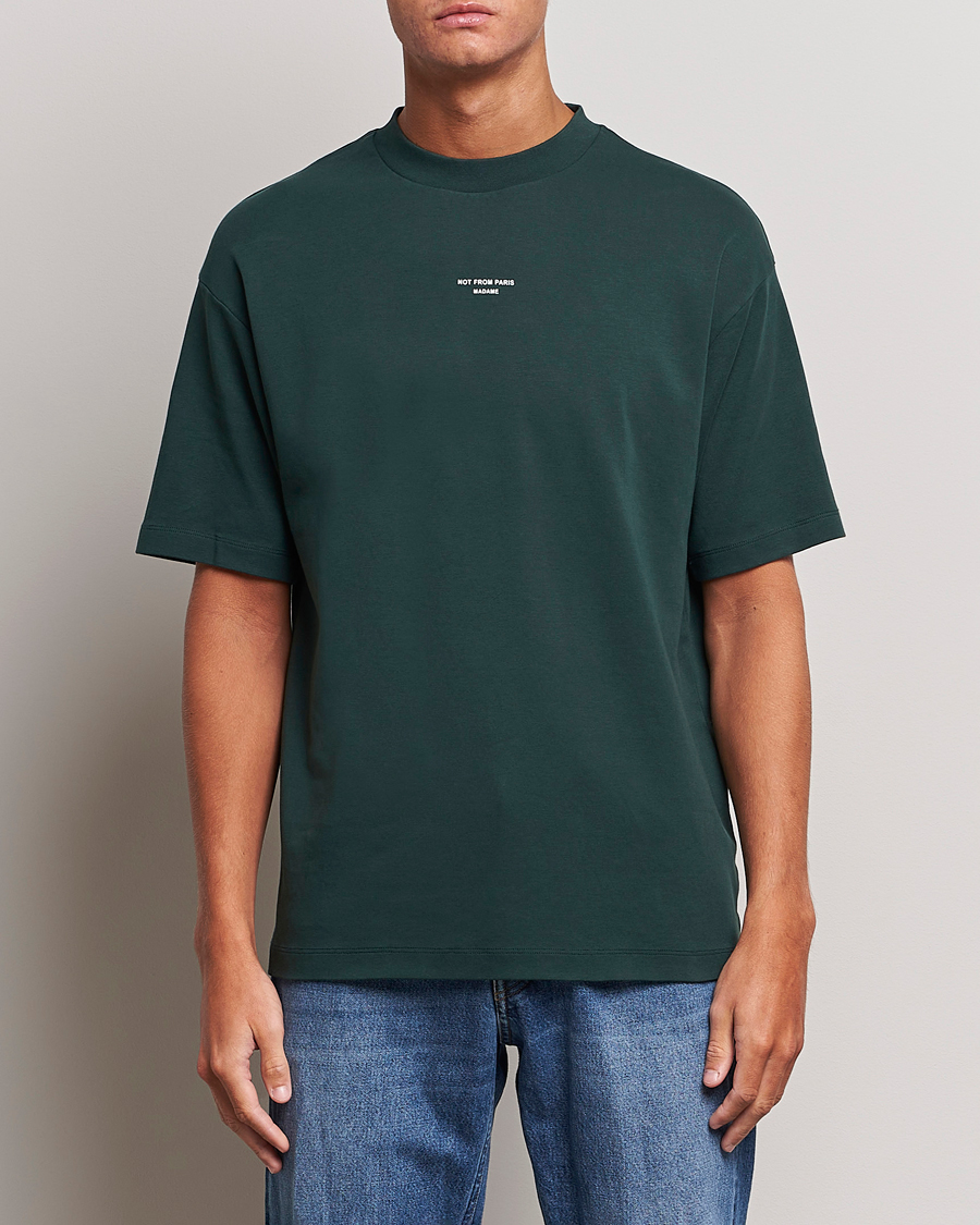 Mies | T-paidat | Drôle de Monsieur | Classic NFPM T-Shirt Dark Green