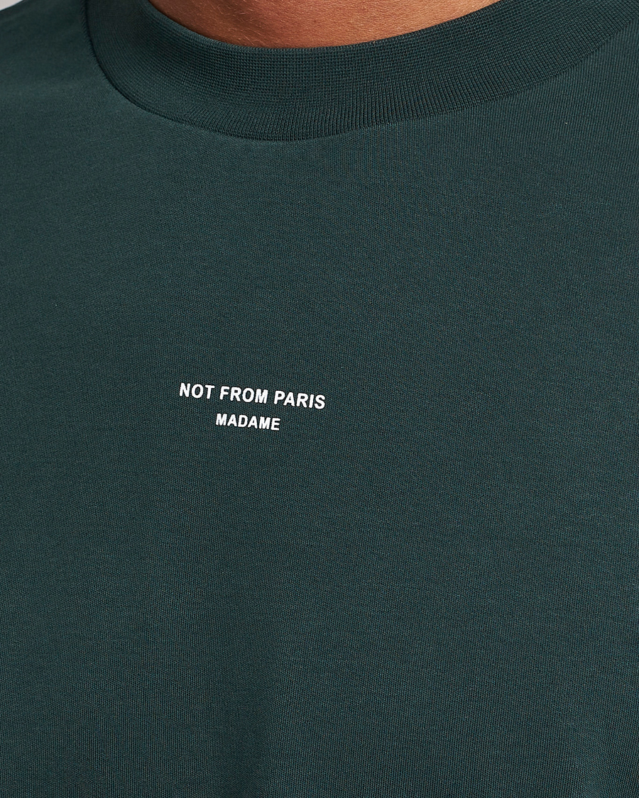 Mies | T-paidat | Drôle de Monsieur | Classic NFPM T-Shirt Dark Green
