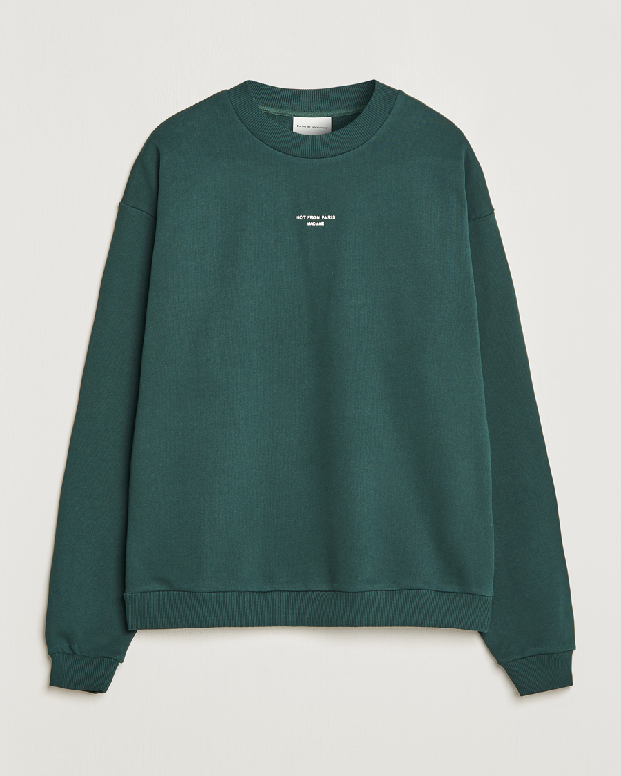Mies | Puserot | Drôle de Monsieur | Classic NFPM Sweatshirt Dark Green