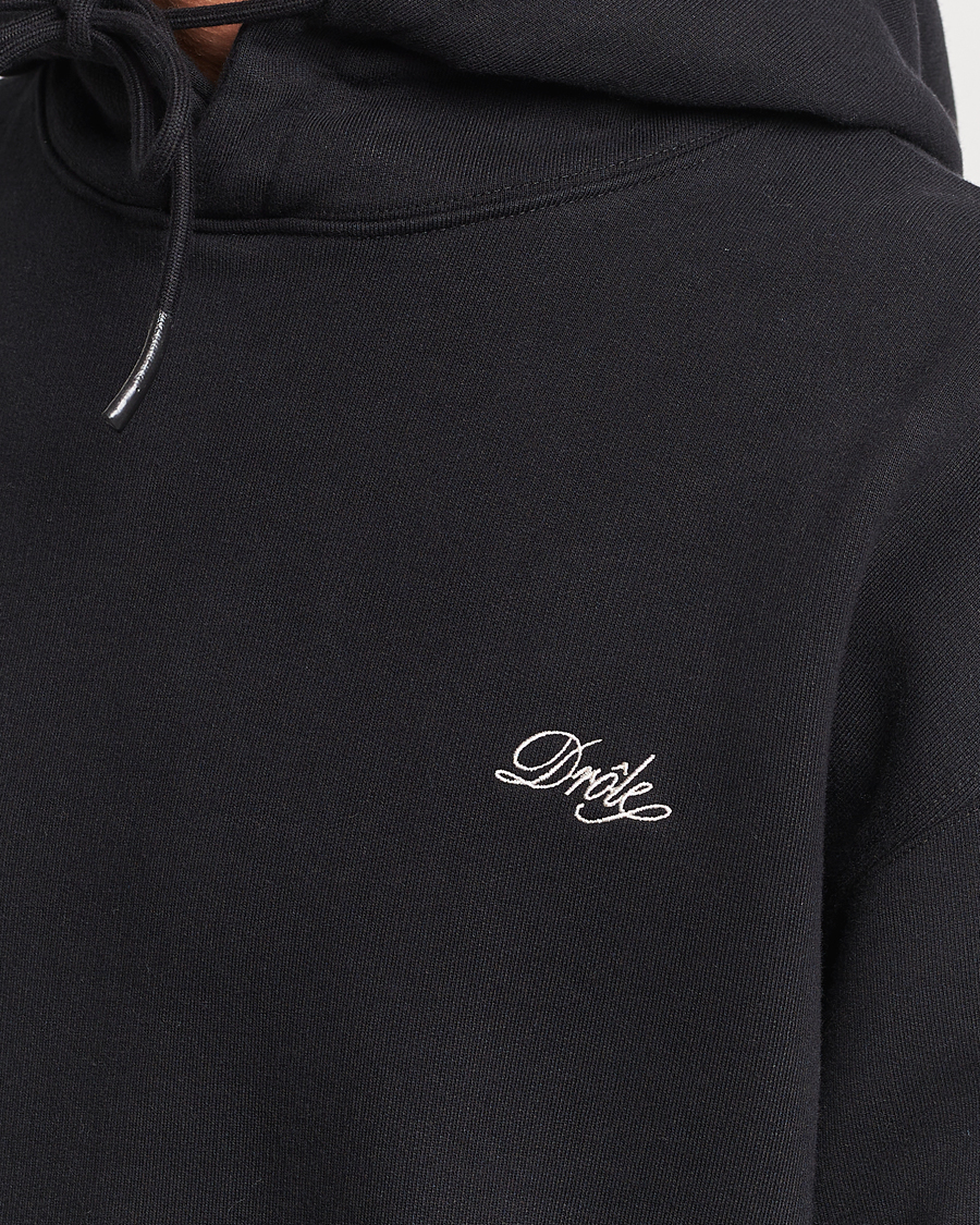 Mies | Puserot | Drôle de Monsieur | Signature Hoodie Black