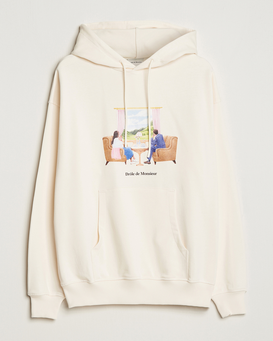Mies | Puserot | Drôle de Monsieur | Voyage Hoodie Cream
