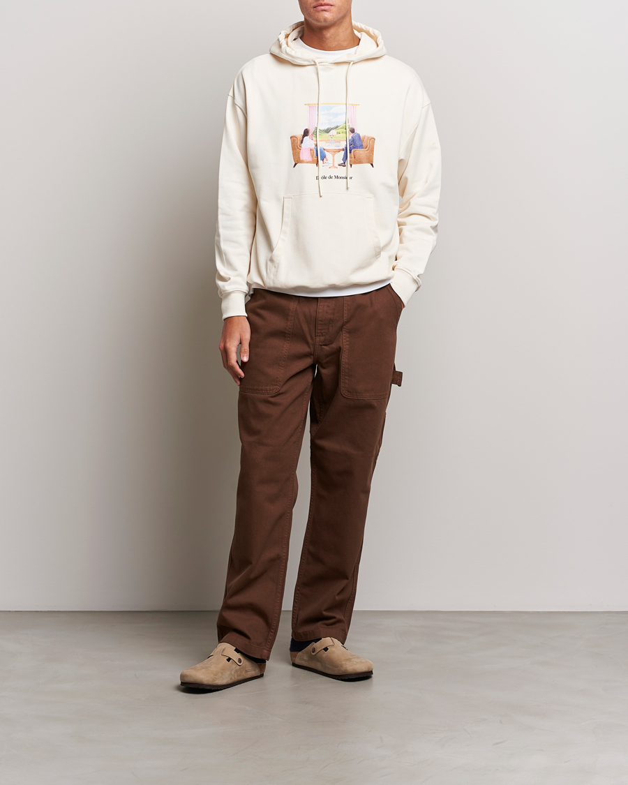Mies | Puserot | Drôle de Monsieur | Voyage Hoodie Cream