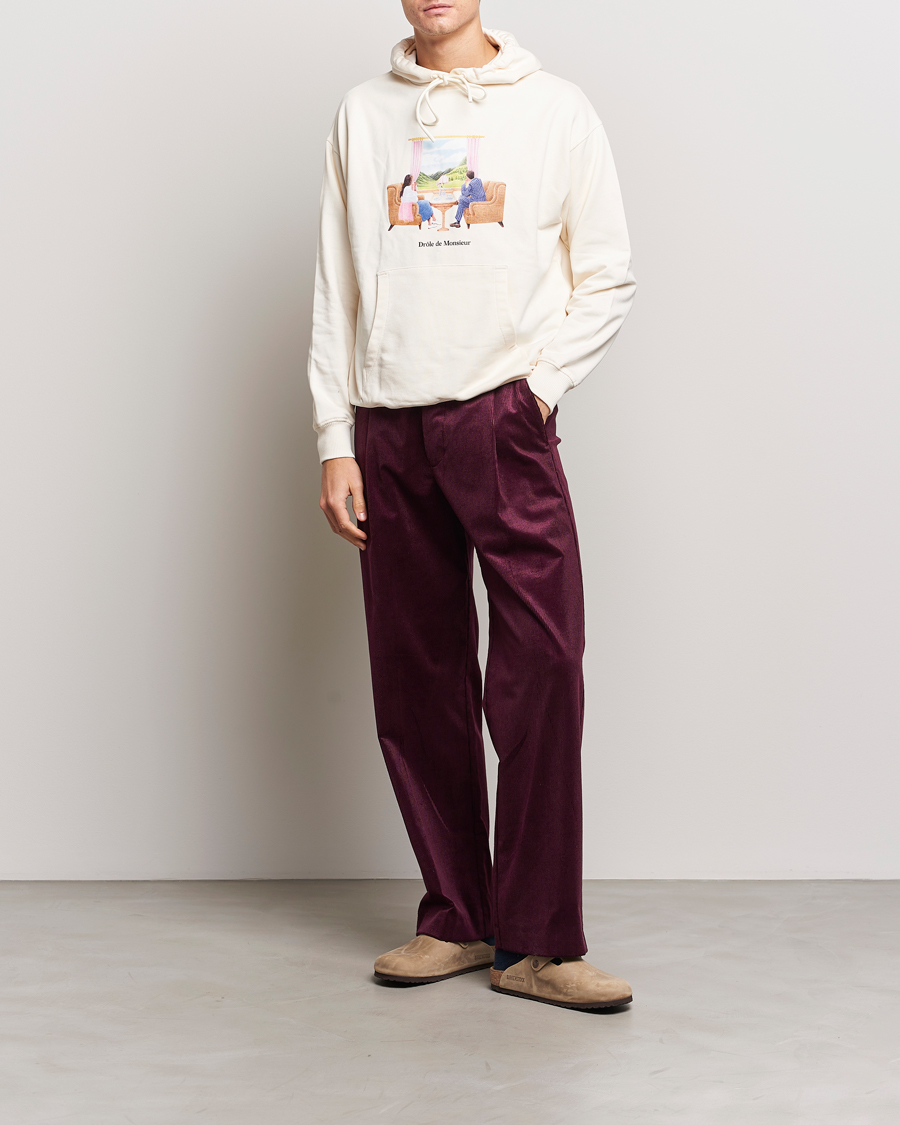 Mies | Housut | Drôle de Monsieur | Pleated Corduroy Trousers Wine