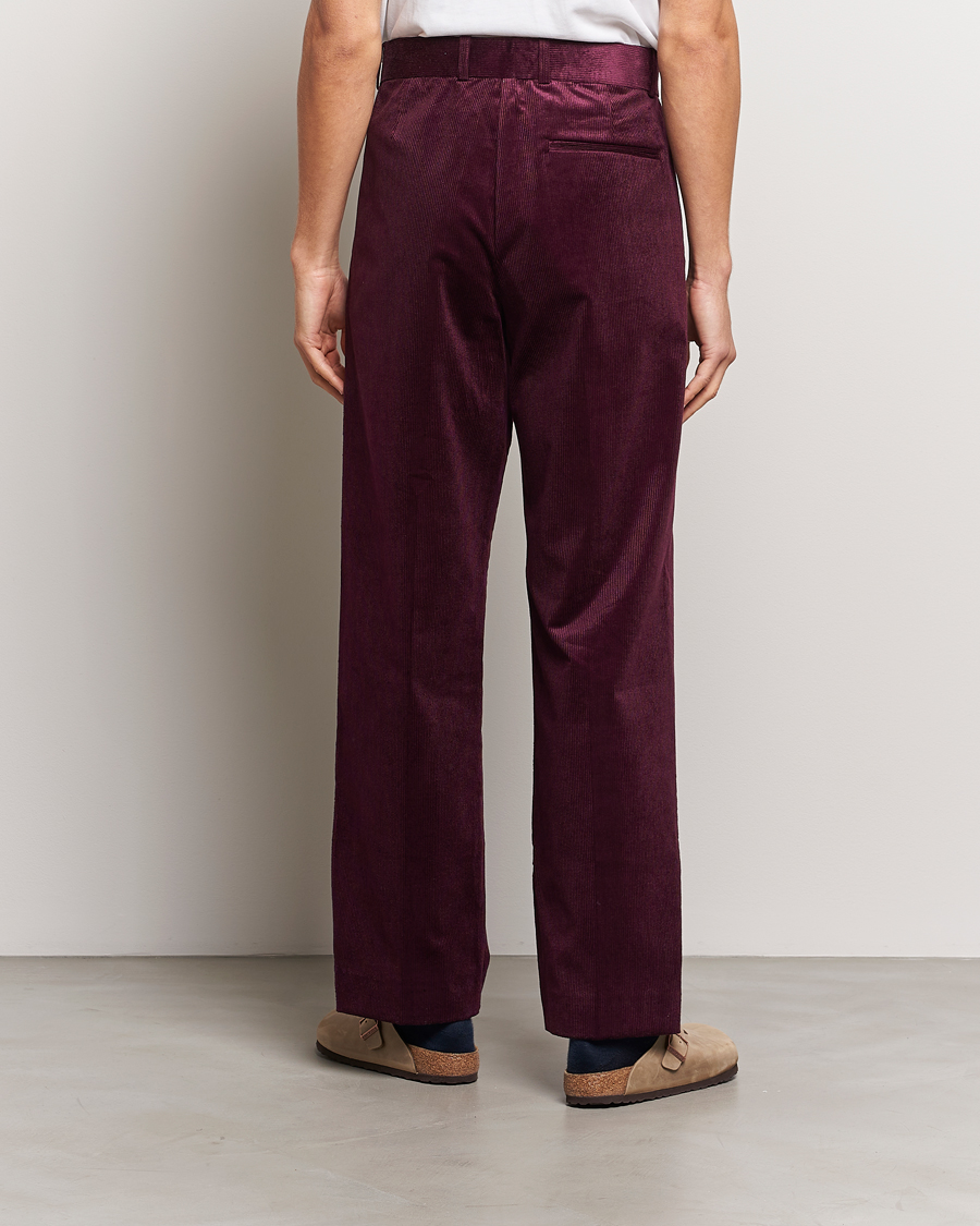 Mies | Housut | Drôle de Monsieur | Pleated Corduroy Trousers Wine
