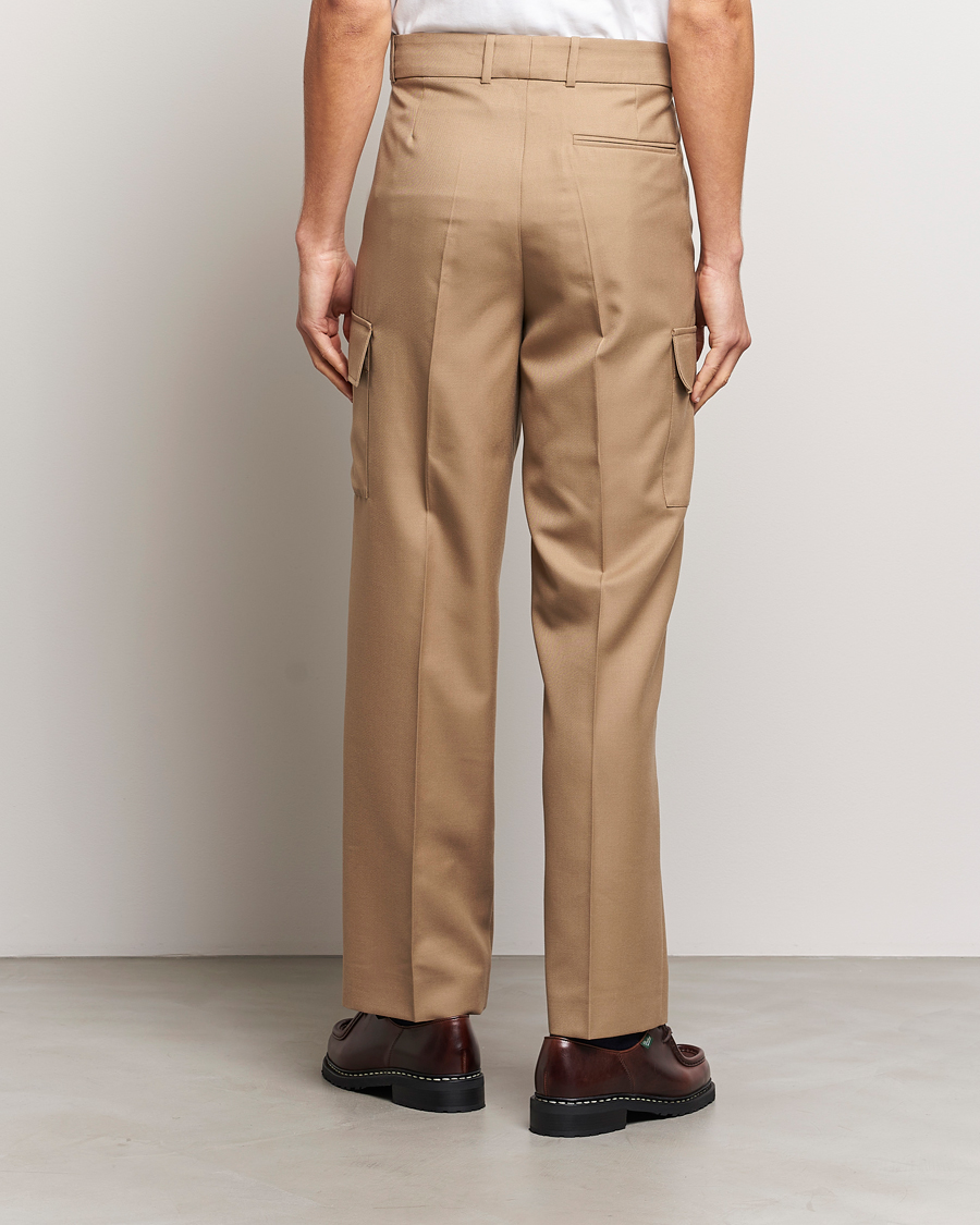 Mies | Housut | Drôle de Monsieur | Flannel Cargo Pants Beige