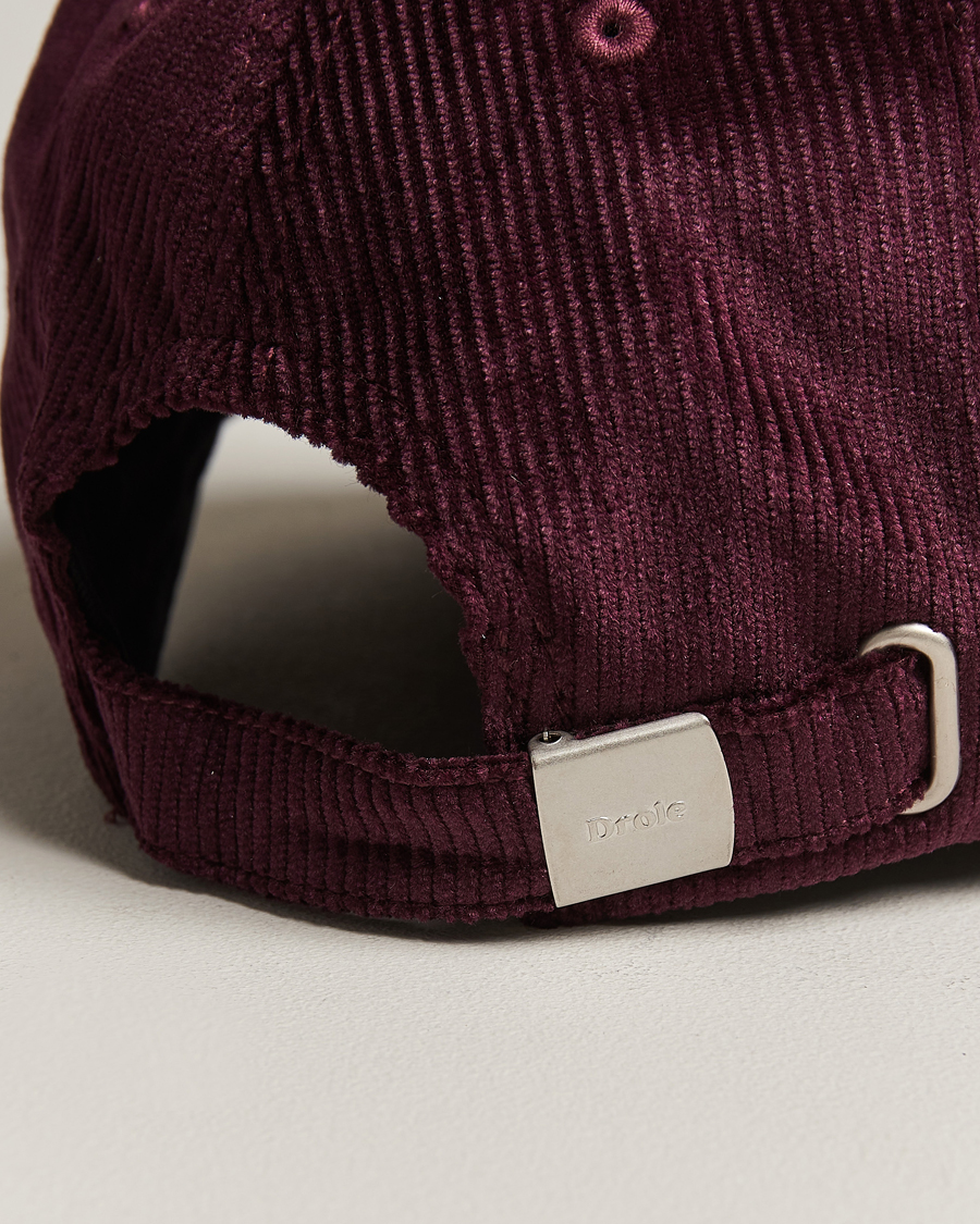Mies | Drôle de Monsieur Signature Corduroy Cap Wine | Drôle de Monsieur | Signature Corduroy Cap Wine