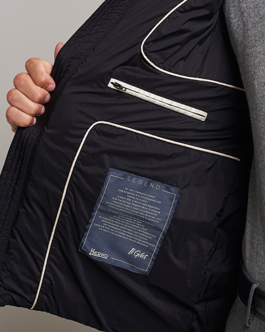 Mies | Takit | Herno | Nuage Down Vest Black