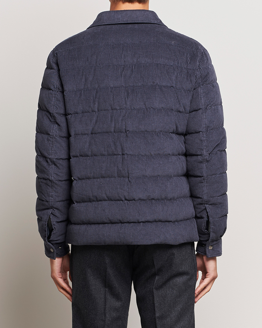 Mies | Takit | Herno | Corduroy Shirt Jacket Navy