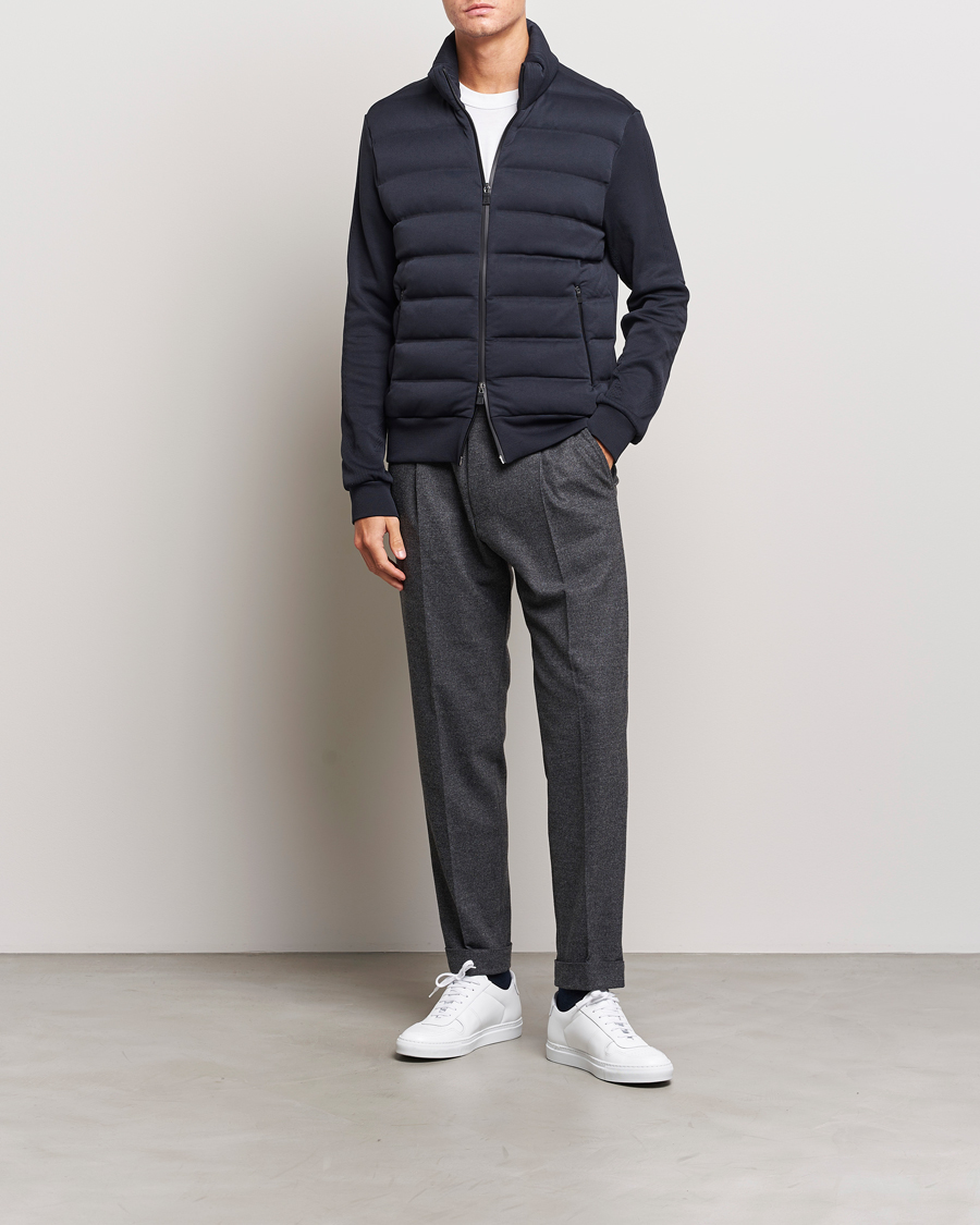 Mies | Puserot | Herno | Laminar Zip Cardigan Navy