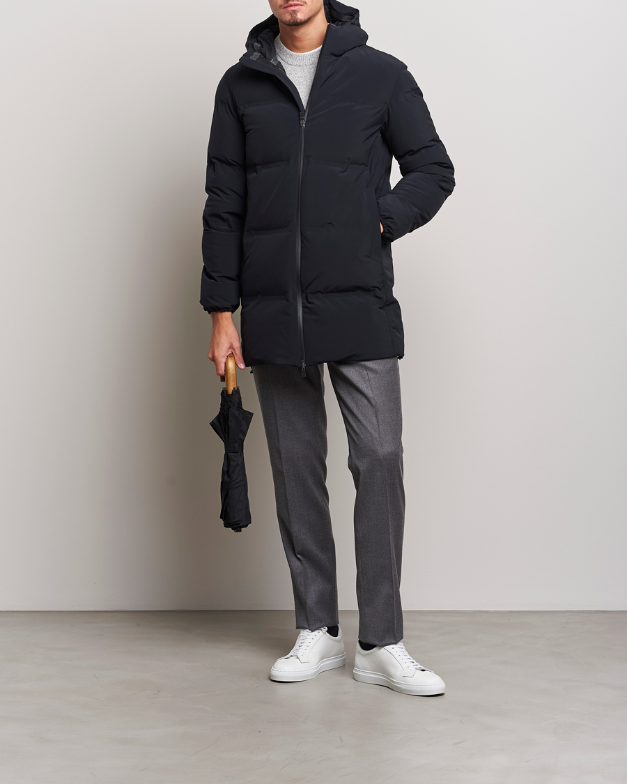 Mies | Takit | Herno | Laminar Stretch Nylon Down Coat Navy