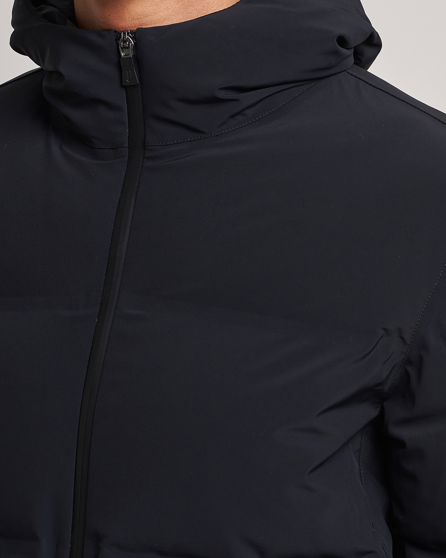 Mies | Takit | Herno | Laminar Stretch Nylon Down Coat Navy