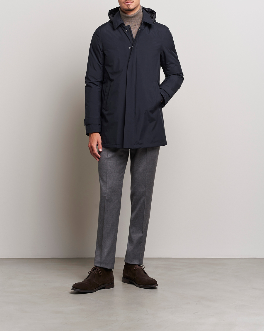 Mies | Takit | Herno | Laminar Goretex Down Coat Navy