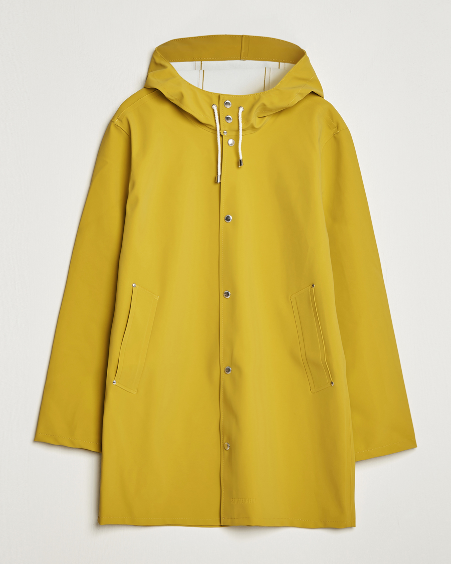 Mies | Takit | Stutterheim | Stockholm Raincoat Suede Gold