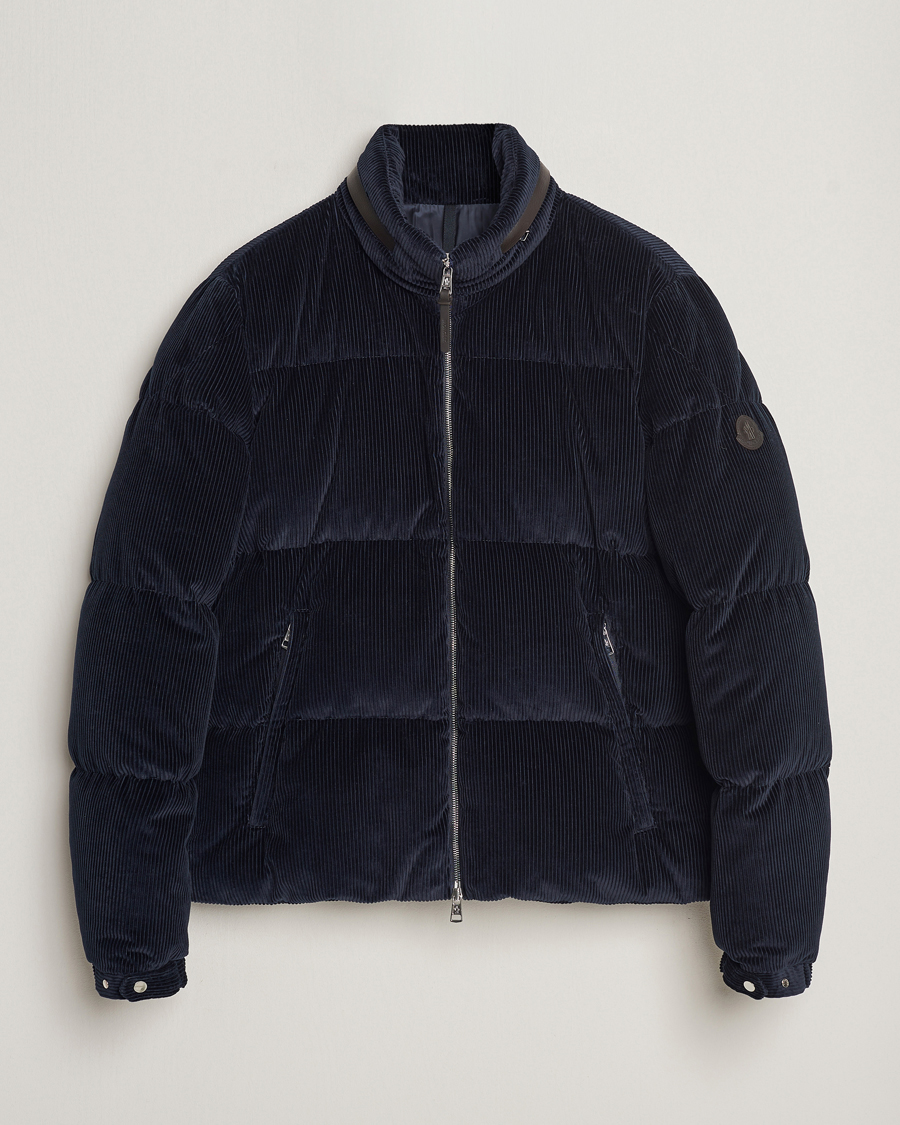 Mies | Takit | Moncler | Besbre Corduroy Down Jacket Navy