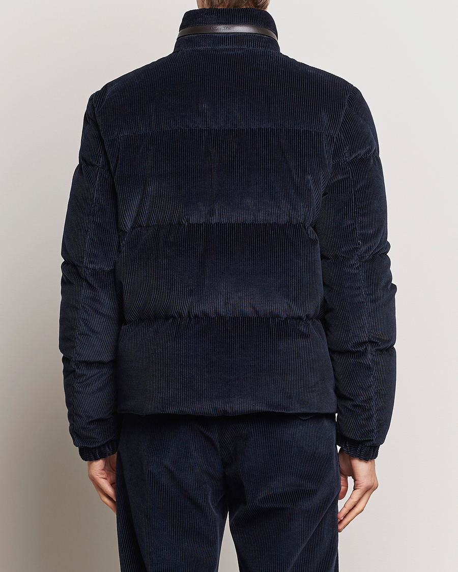 Mies | Takit | Moncler | Besbre Corduroy Down Jacket Navy