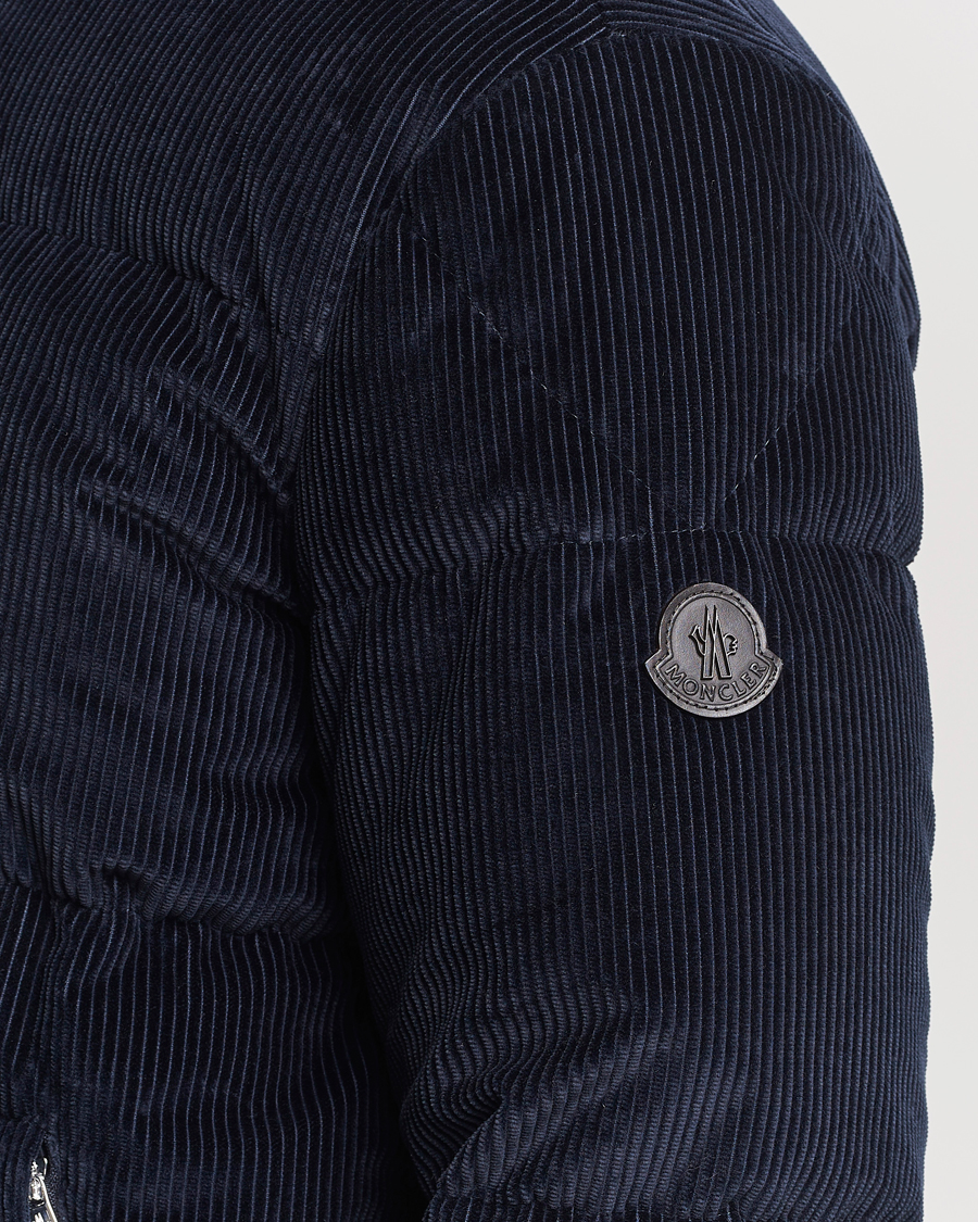Mies | Takit | Moncler | Besbre Corduroy Down Jacket Navy