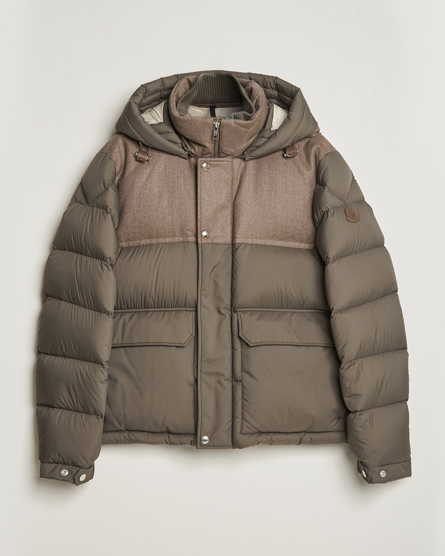 Mies | Takit | Moncler | Mussala Short Down Parka Taupe