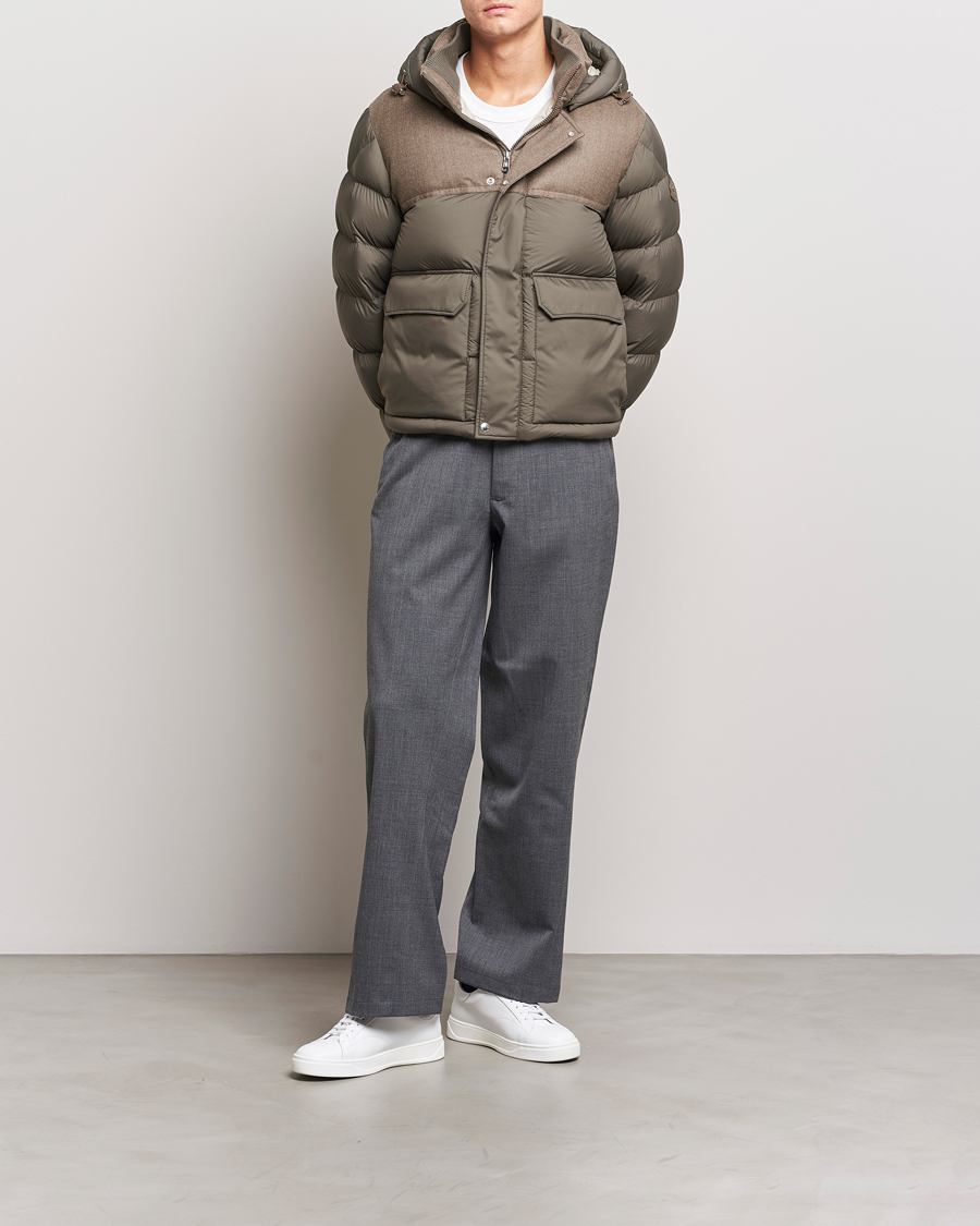 Mies | Takit | Moncler | Mussala Short Down Parka Taupe
