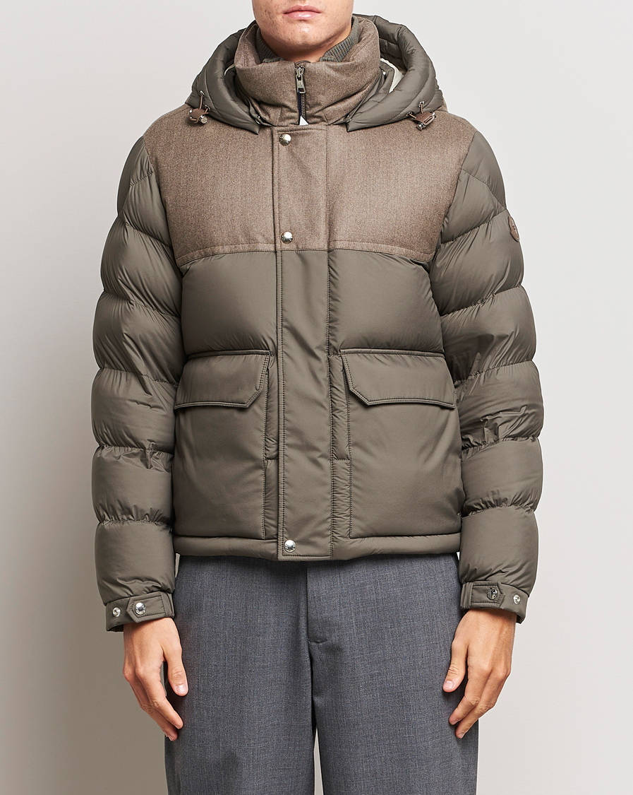Mies | Takit | Moncler | Mussala Short Down Parka Taupe