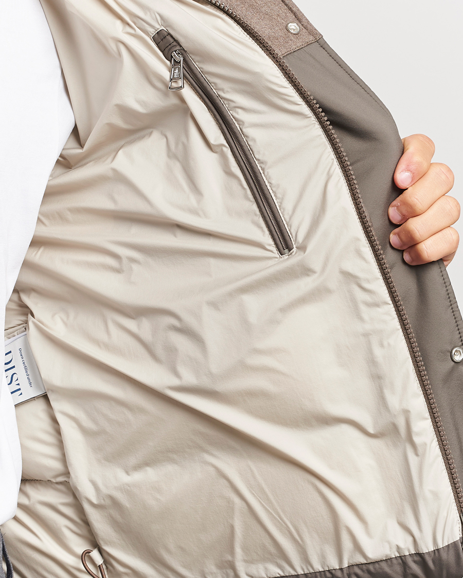 Mies | Takit | Moncler | Mussala Short Down Parka Taupe