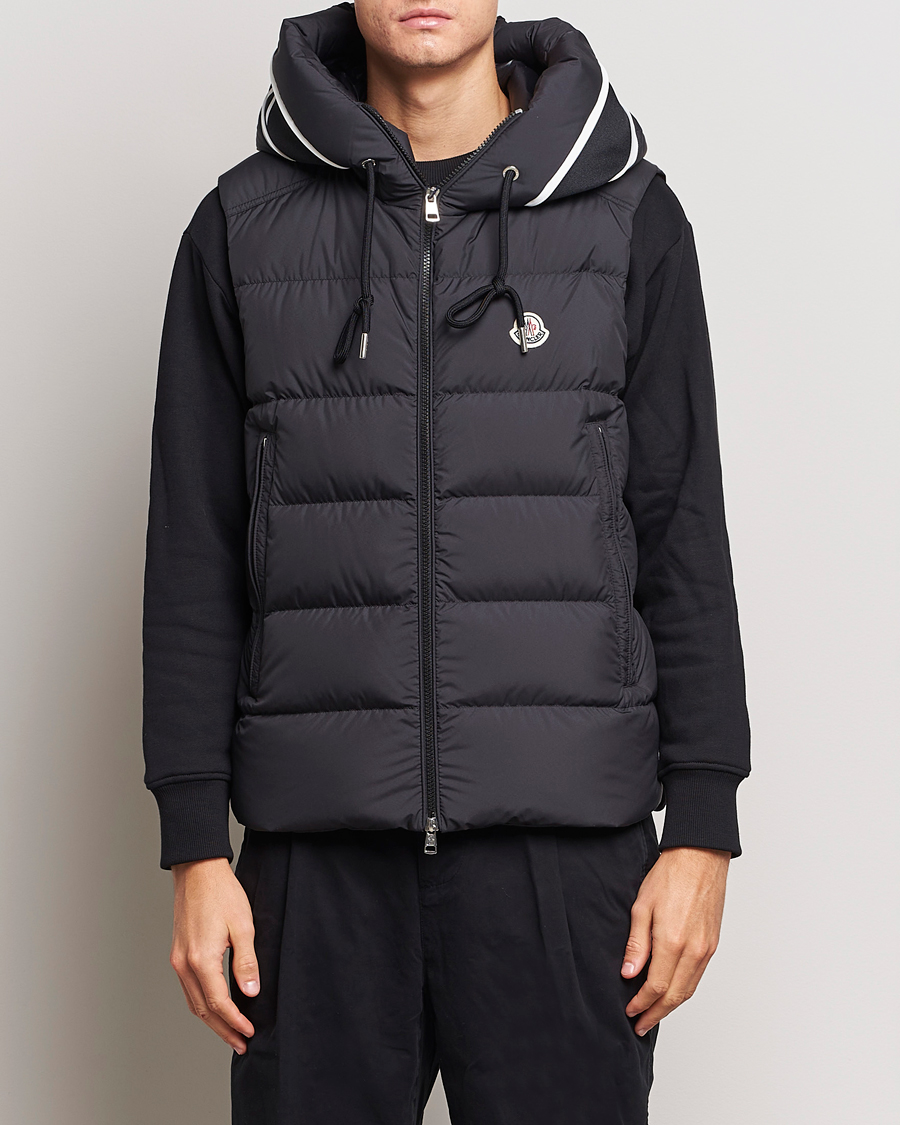 Mies |  | Moncler | Cardamine Hooded Down Vest Black