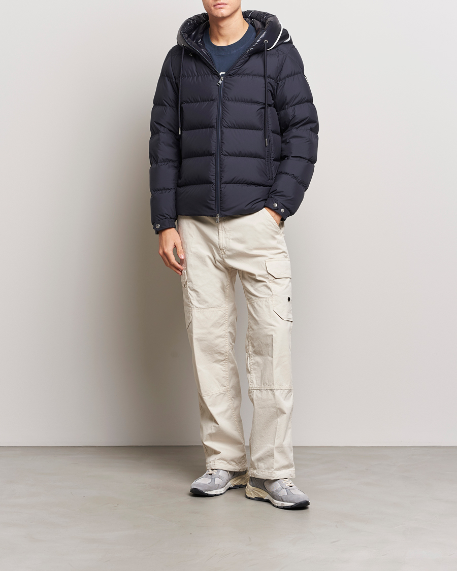Mies | Takit | Moncler | Cardere Hooded Down Jacket Navy