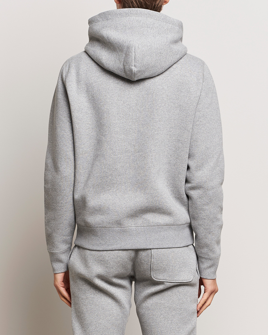Mies | Puserot | Moncler | Patch Logo Zip Hoodie Light Grey