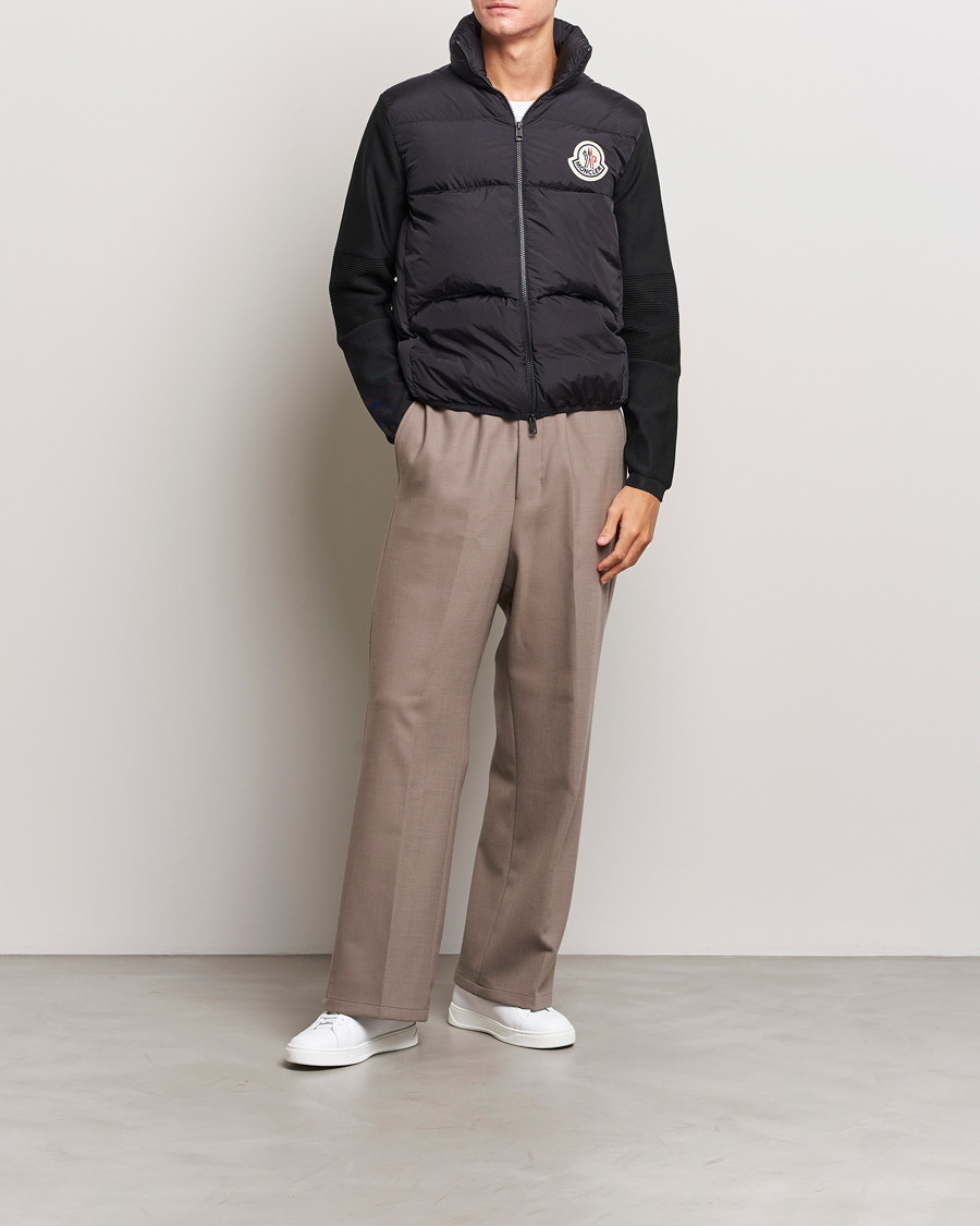 Mies | Puserot | Moncler | Hybrid Cardigan Black