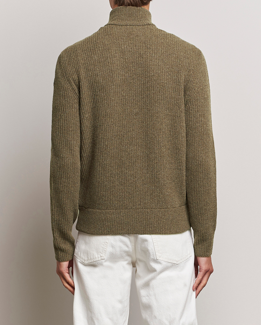 Mies | Puserot | Moncler | Corduroy Zip Cardigan Taupe