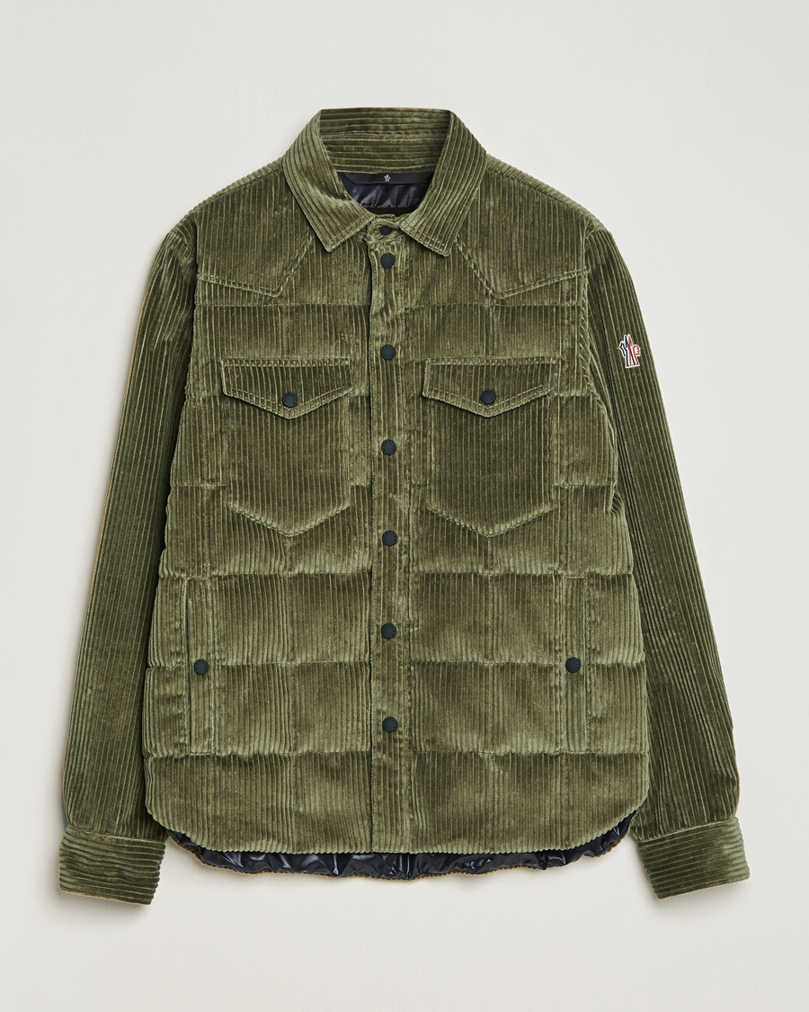 Mies |  | Moncler Grenoble | Gelt Corduroy Shirt Jacket Olive