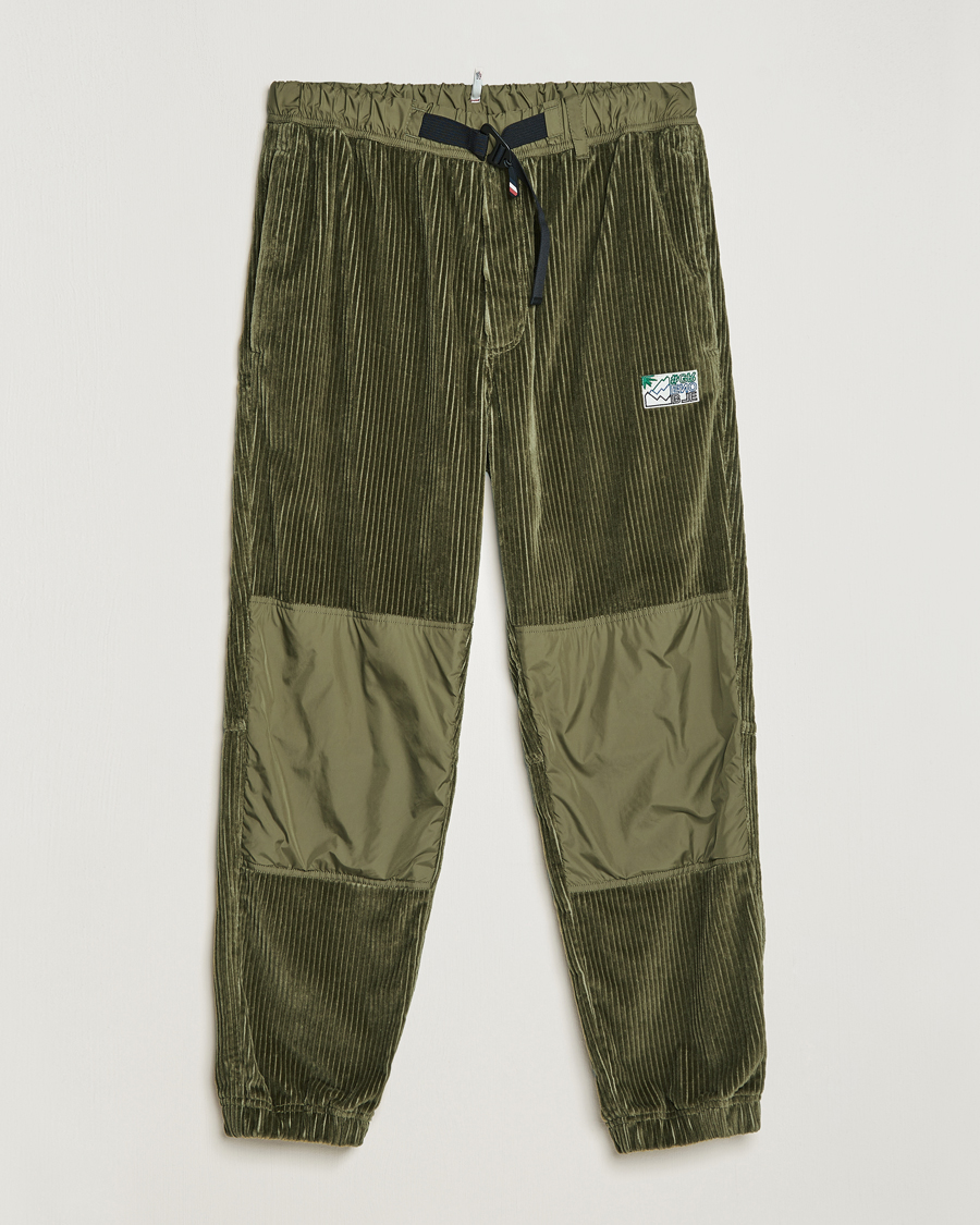 Mies | Housut | Moncler Grenoble | Tech Panel Corduroy Trousers Olive