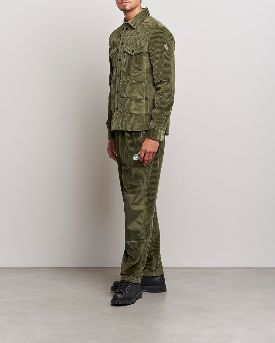 Mies | Housut | Moncler Grenoble | Tech Panel Corduroy Trousers Olive