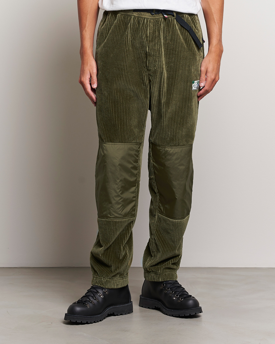 Mies | Housut | Moncler Grenoble | Tech Panel Corduroy Trousers Olive