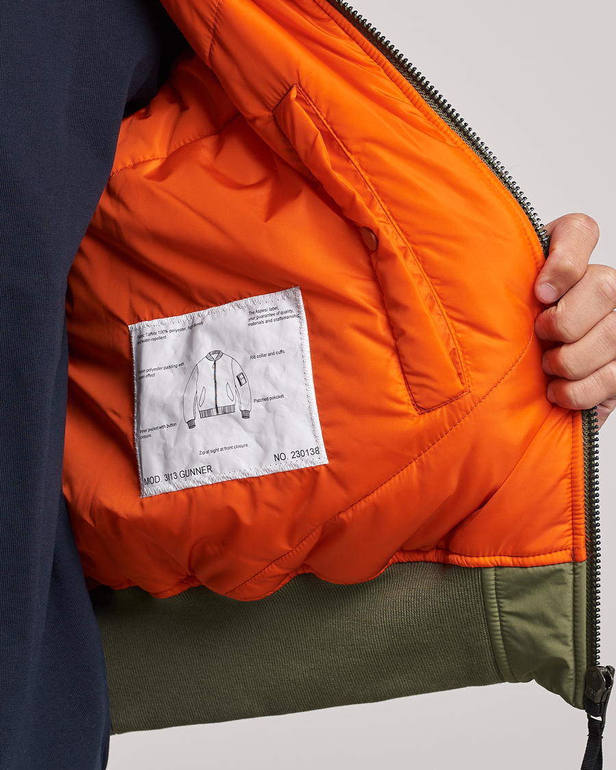 Mies | Takit | Aspesi | Gunner Nylon Flight Bomber Olive