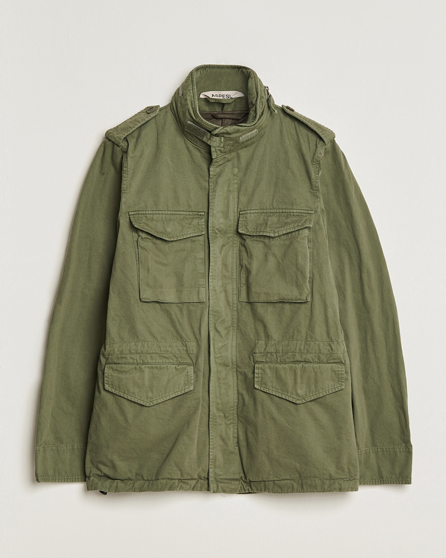 Mies | Takit | Aspesi | Lined Cotton Field Jacket Military