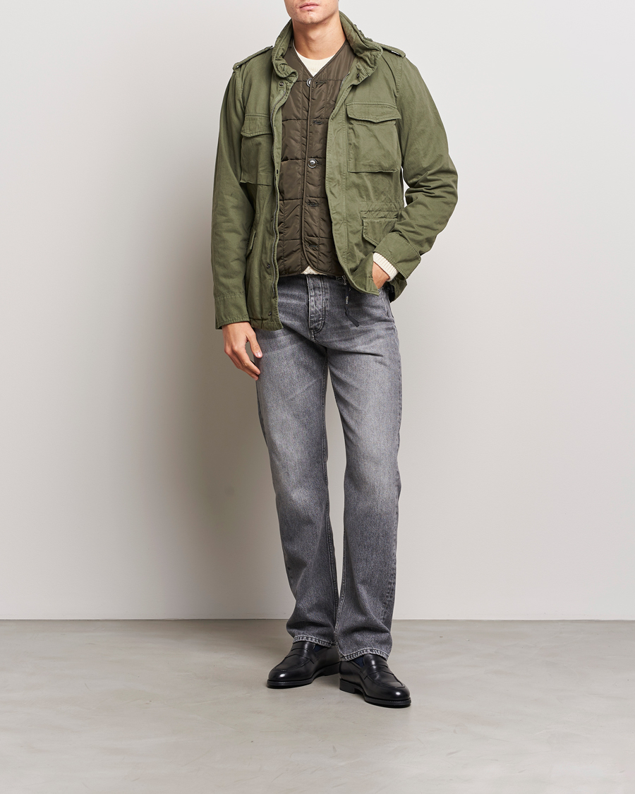Mies | Takit | Aspesi | Lined Cotton Field Jacket Military