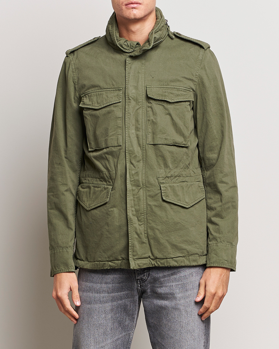 Mies | Takit | Aspesi | Lined Cotton Field Jacket Military
