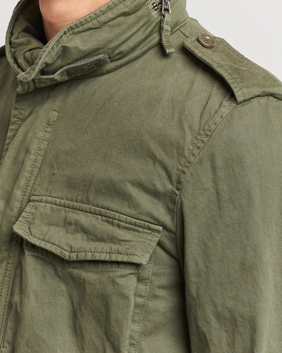 Mies | Takit | Aspesi | Lined Cotton Field Jacket Military