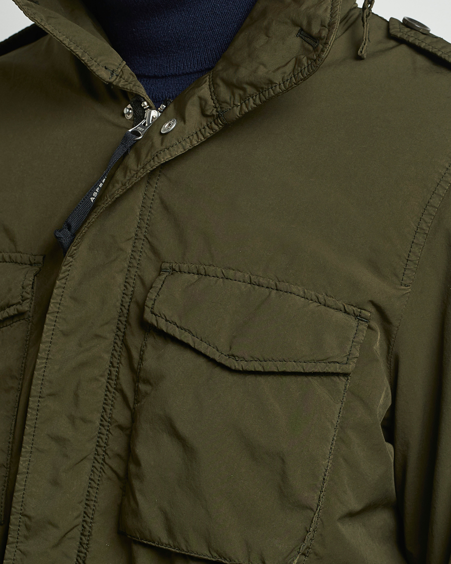 Mies | Takit | Aspesi | Garment Dyed Field Jacket Dark Military