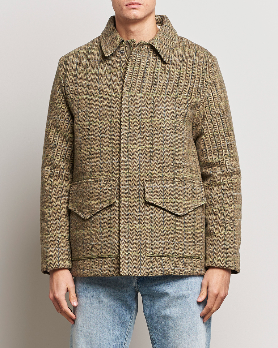 Mies | Takit | Aspesi | Tweed Hunting Jacket Green Check